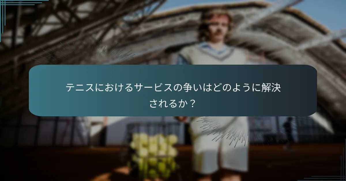 サーブ中の一般的な選手の行動違反とは？