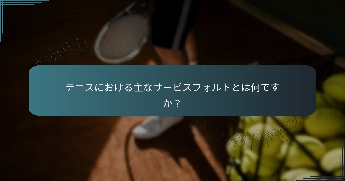 テニスのサーブのルールを理解するためのリソースは何ですか？