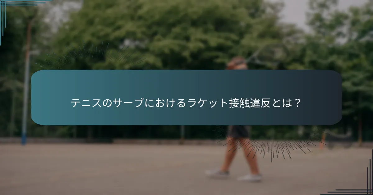 選手がサーブのルールを理解するために役立つリソースは？